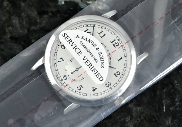 A. Lange &amp; S&ouml;hne 206.025 1815 Platin deutsches Full Set Lange Service Okt. 2025